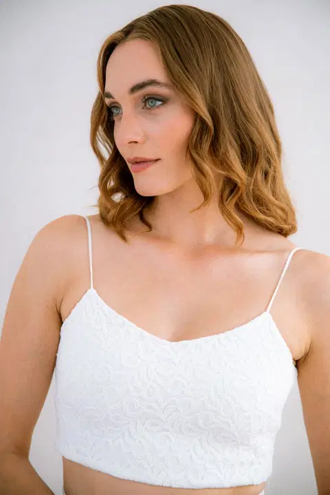 Top Aveline by noni, two-piece, lace