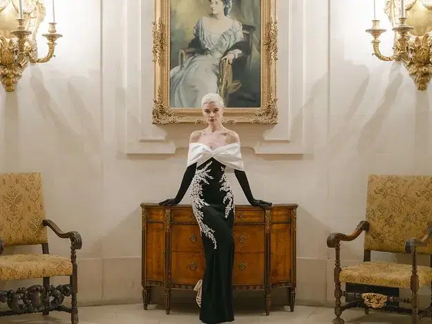 Vera by Avenue by Josephine Scott: Trumpet silhouette, off-shoulder neckline, sleeveless, lace