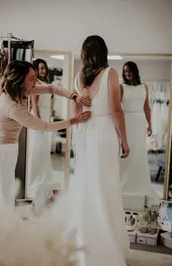 Inside Bliss Bridal Gowns