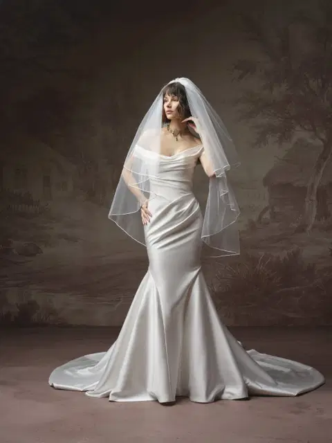 Recine wedding dress by Sottero & Midgley, fit & flare, tulle