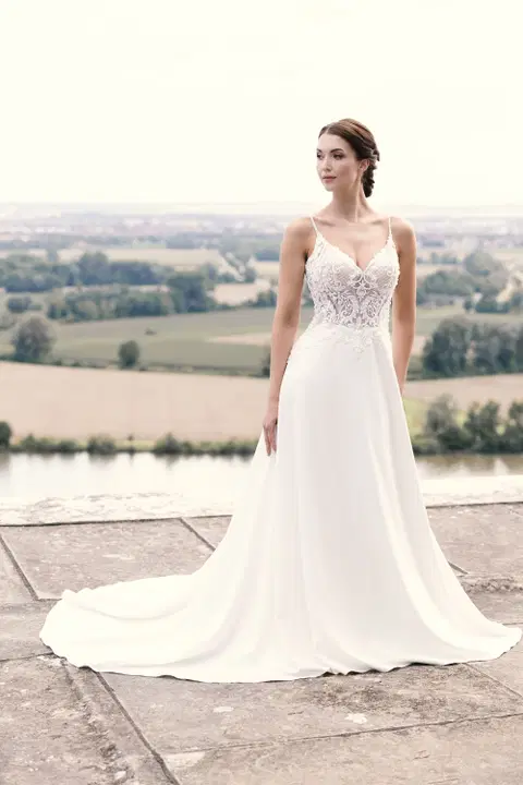 Colleen wedding dress by Amo & Luv, A-line, lace