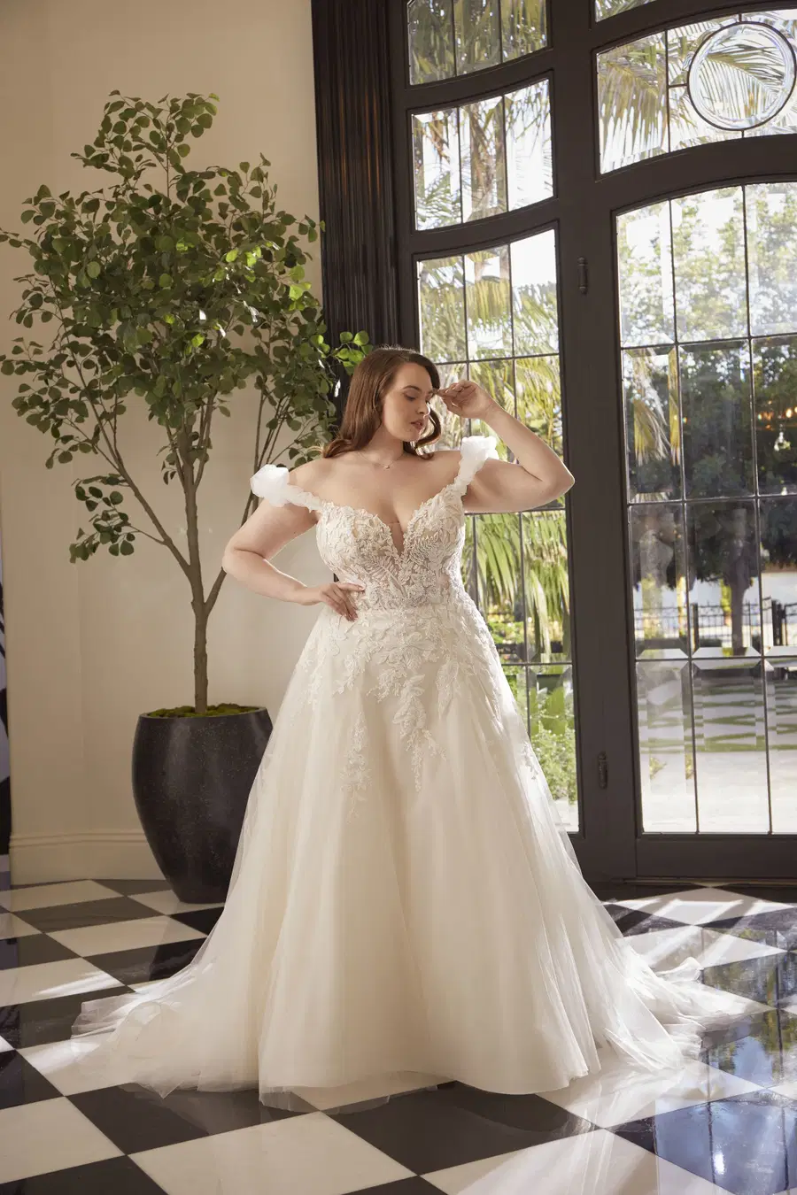 Corinne Curvy by Casablanca Bridal - view 2 of 6