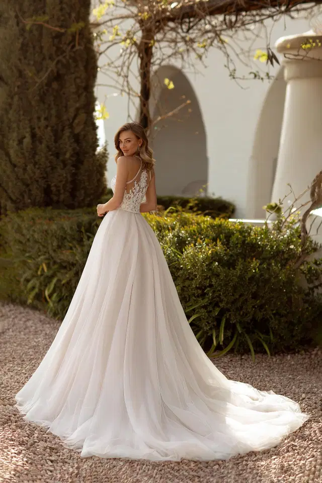 8009 princess glitter tulle skirt by Monica Loretti - view 3 of 3