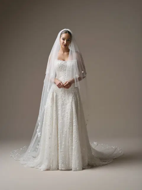 Marceline wedding dress by Sottero & Midgley, A-line, lace