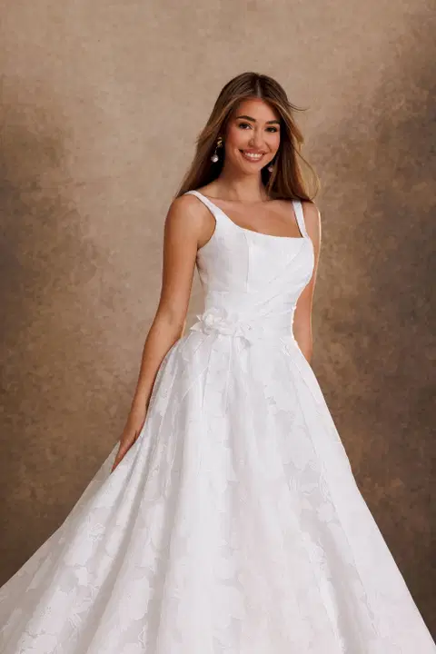 Style RB4245 wedding dress by Rachel Allan, A-line, tulle