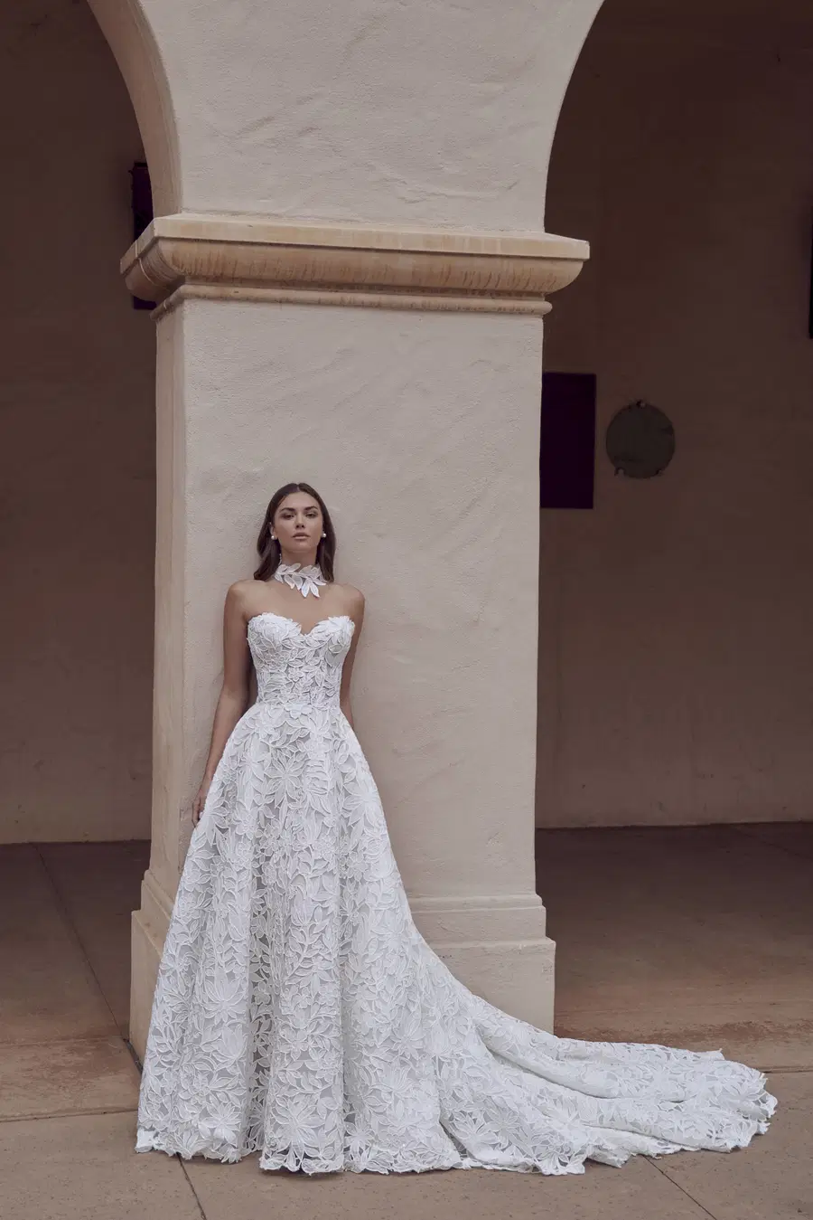 126244 Darlene by Calla Blanche: Ball Gown silhouette, sweetheart neckline, sleeveless, lace