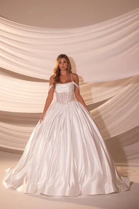 Style RB6179 wedding dress by Rachel Allan, ball gown, tulle