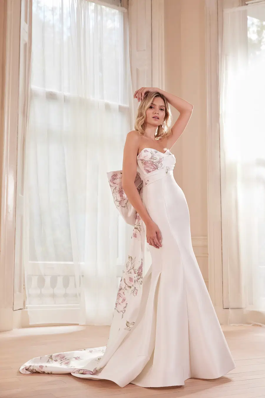 Bree by Josephine Scott: Mermaid silhouette, sweetheart neckline, sleeveless, mikado