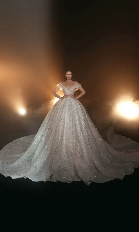 Style R 24-005 wedding dress by Ricca Sposa, ball gown, tulle