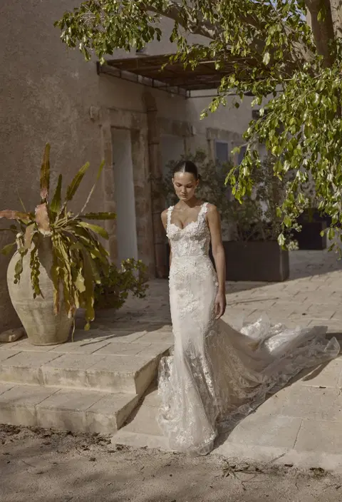 Genoa 25-006 wedding dress by Ricca Sposa, mermaid, lace