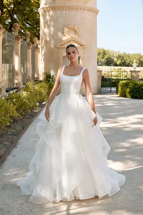 Style 44583 wedding dress by Sincerity Bridal, ball gown, tulle