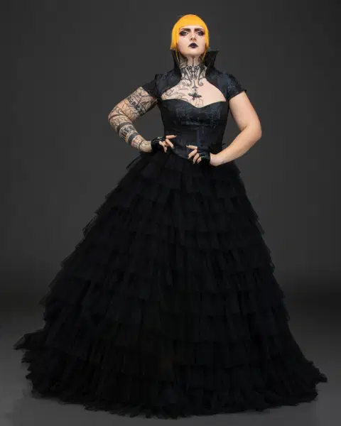 Jana Raven wedding dress by DarkDreamCouture