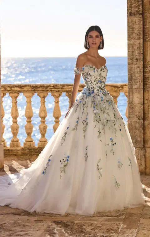 Harela wedding dress by Veni Infantino, ball gown, tulle