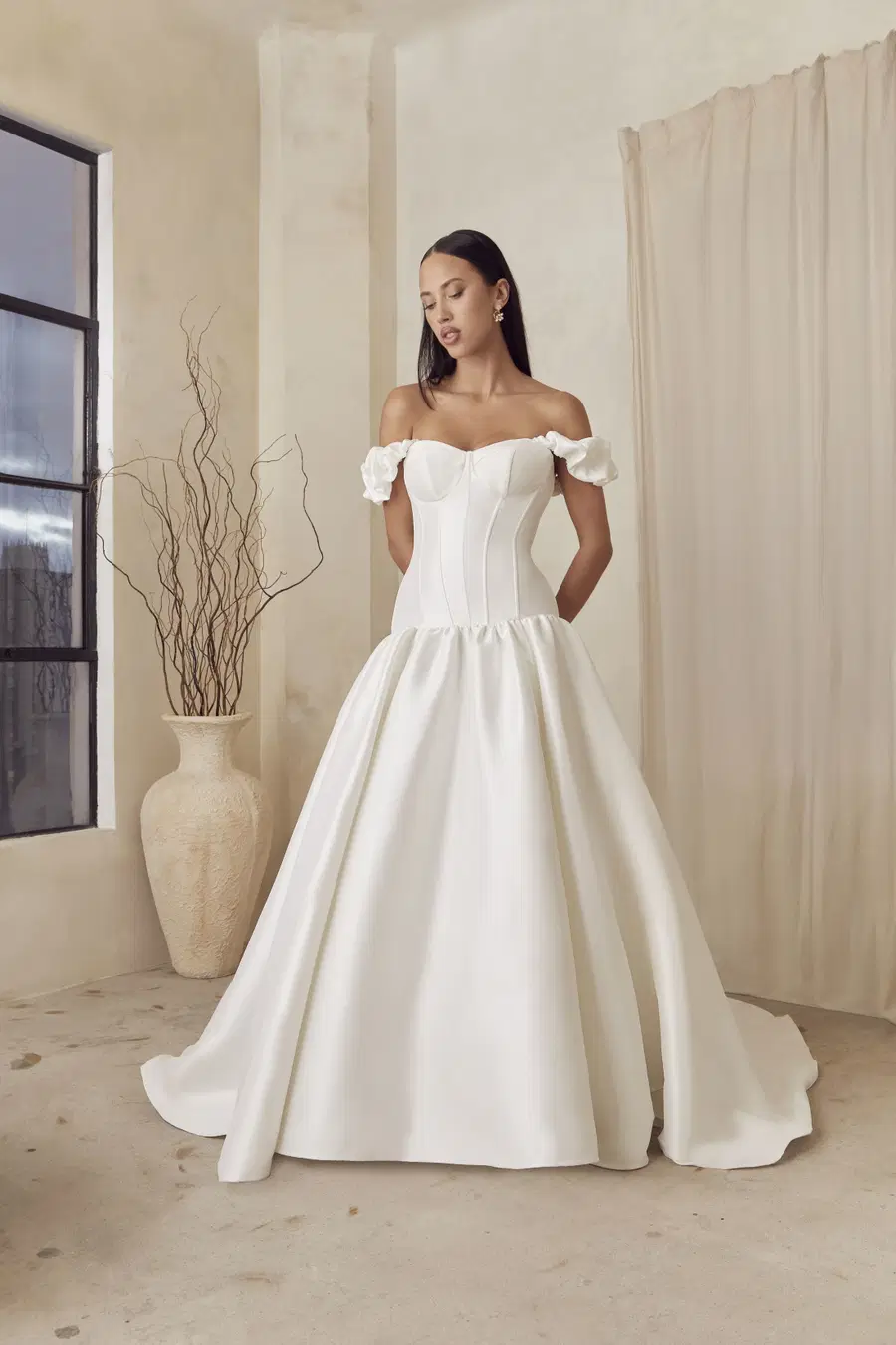 Ramona by Casablanca Bridal: A-Line silhouette, sweetheart neckline, sleeveless, mikado