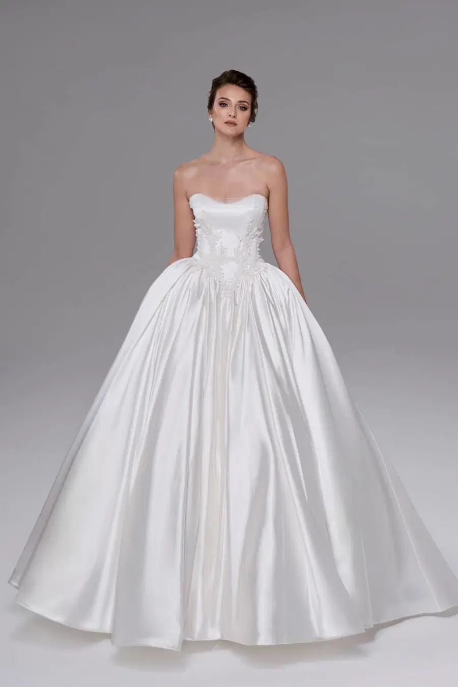 B26234 Valeria by Calla Blanche: Ball Gown silhouette, sweetheart neckline, sleeveless, satin