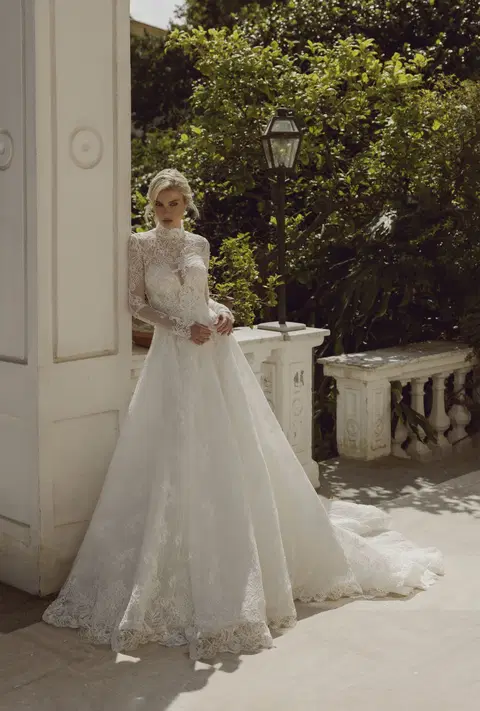 Susanna 24-030 wedding dress by Ricca Sposa, A-line, lace