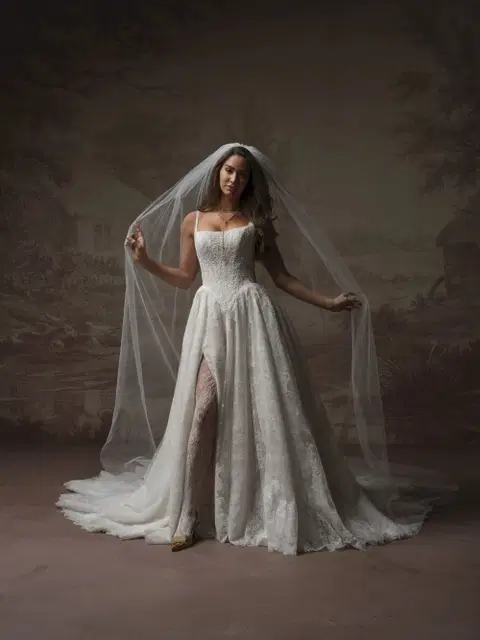 Ivandra wedding dress by Sottero & Midgley, ball gown, lace