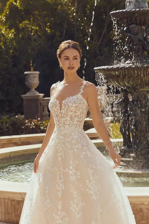 Robin wedding dress by Mori Lee, A-line, tulle