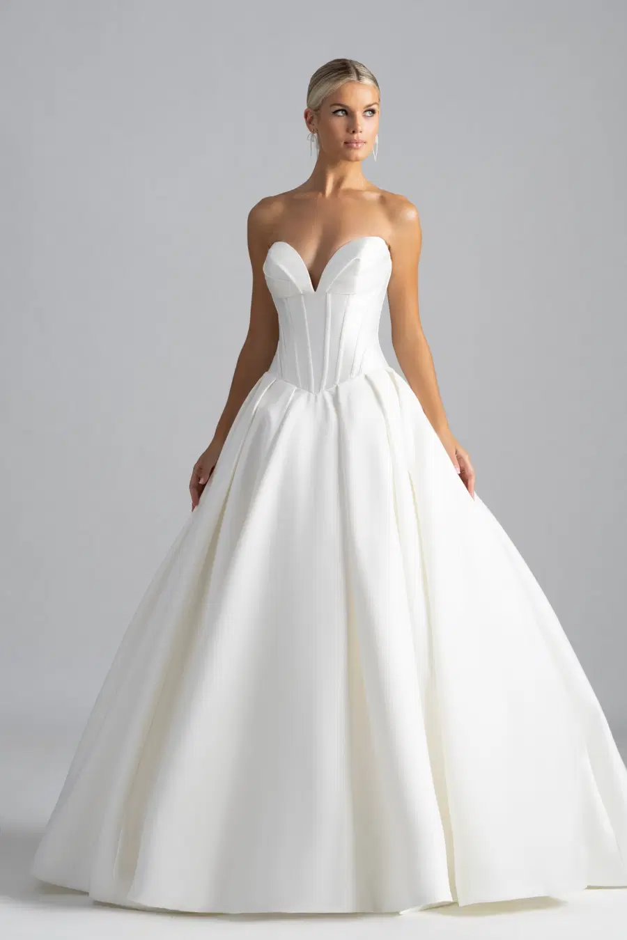 MJ1109 - Fialma by Madison James: Ball Gown silhouette, sweetheart neckline, sleeveless, satin