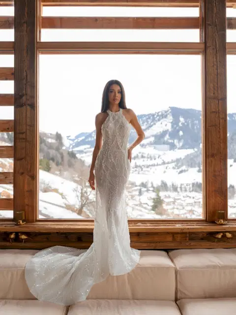 Mila Brautkleid von Innocentia, Meerjungfrau, Nackenträger