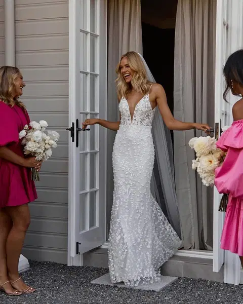 Elliot wedding dress by MWL Bride, mermaid, lace