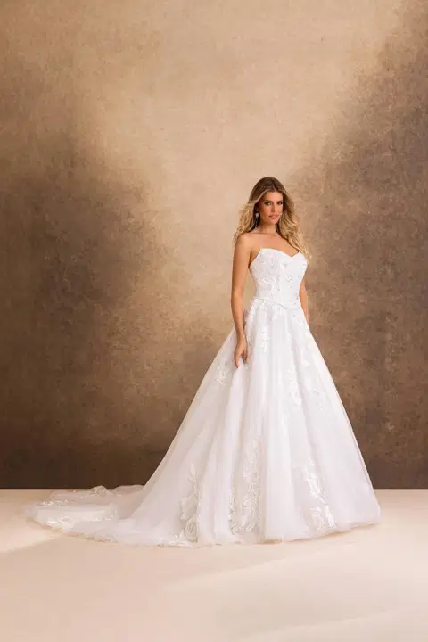 Style RB4259 wedding dress by Rachel Allan, ball gown, tulle