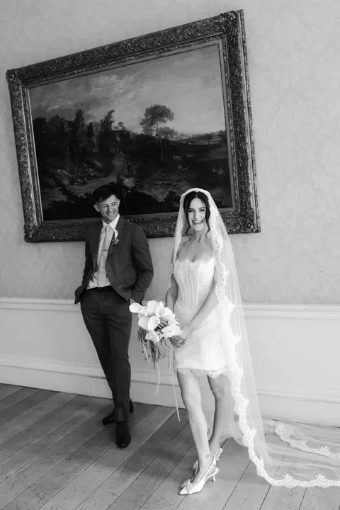 Blair Mini wedding dress by MWL Bride, short, lace