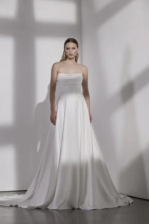 Sara wedding dress by Avenue by Josephine Scott, A-line, satin