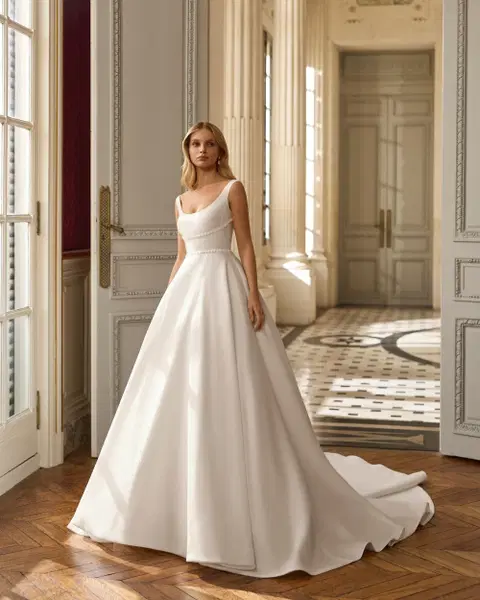 Brana Brautkleid von Aire Barcelona, A-Linie, Mikado