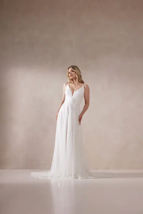 Zahara wedding dress by Adore, A-line, bikini