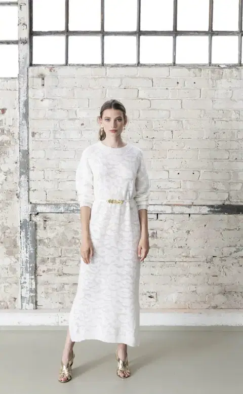 Tulasa Dress by Kisui, straight, stretch jersey