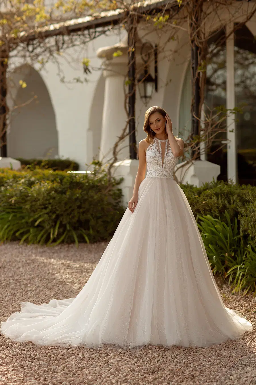 8009 princess glitter tulle skirt by Monica Loretti - view 2 of 3