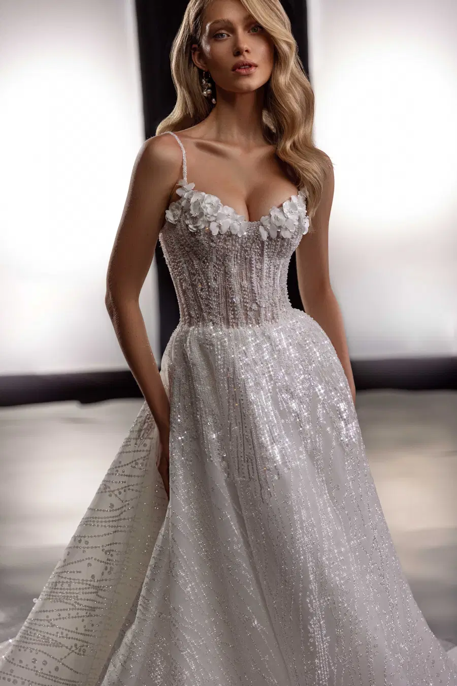 Felice by Tina Valerdi: Ball Gown silhouette, sweetheart neckline, sleeveless, tulle