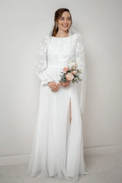 Top Laina by noni, two-piece, chiffon