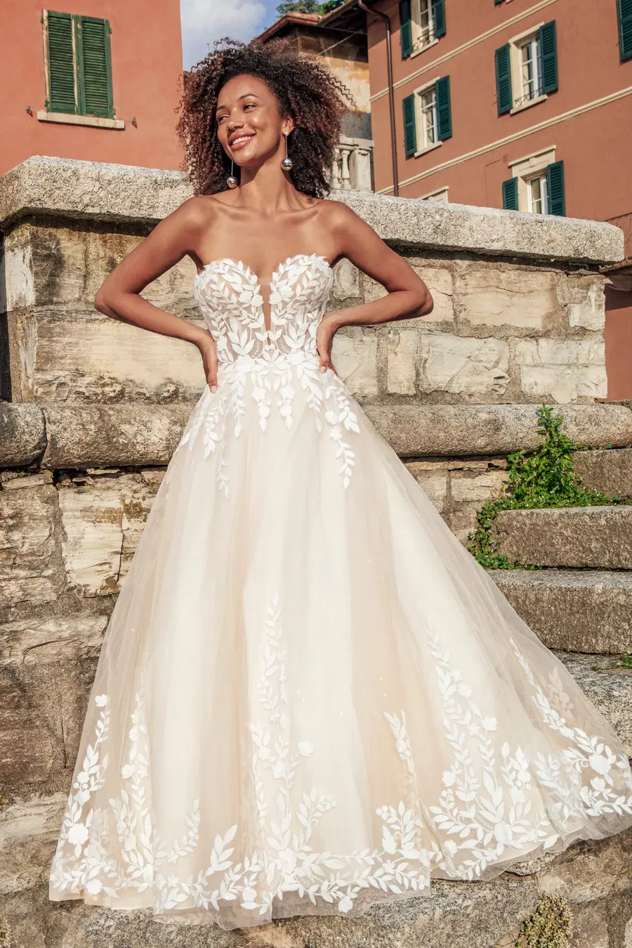 MJ1014 - Halani by Madison James: Ball Gown silhouette, sweetheart neckline, sleeveless, lace
