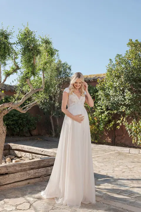 Style DTS503 wedding dress by Duett, A-line, tulle
