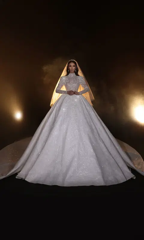Style R 24-008 wedding dress by Ricca Sposa, ball gown, lace