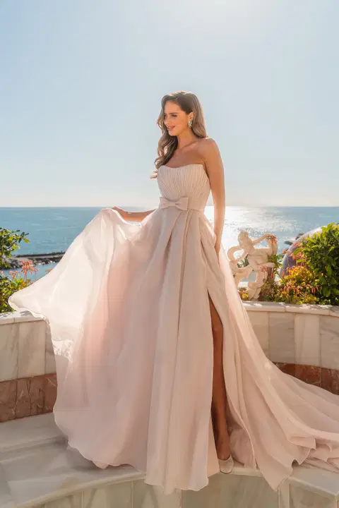 Style 31026 wedding dress by Diane Legrand, A-line, organza
