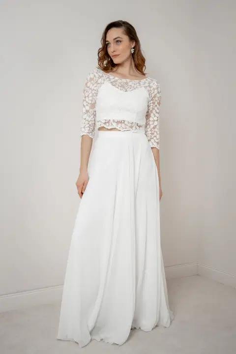 Top Heda by noni, two-piece, lace