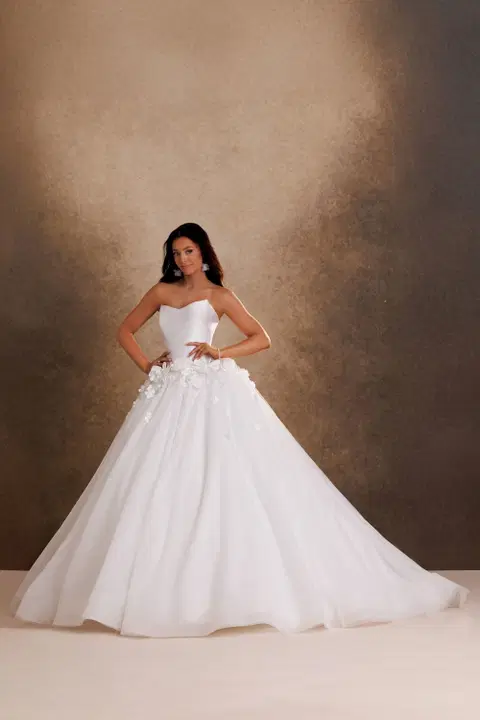 Style RB6200 wedding dress by Rachel Allan, ball gown, tulle