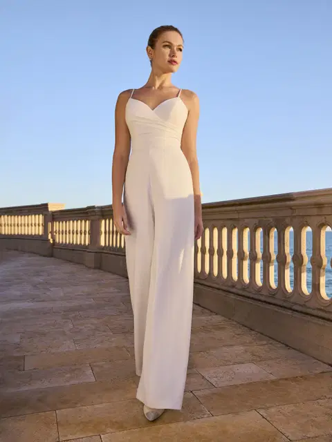Cerastium wedding dress by Ladybird, jumpsuit, crepe