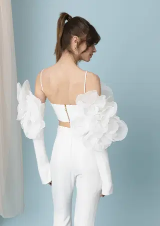 Cosmic Flower Top + Ama Flower Sleeves Big + Iconicbell Trousers by Kisui - view 4 of 4
