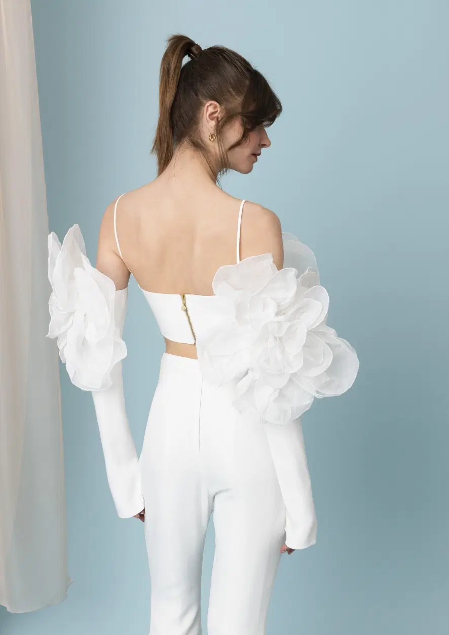 Cosmic Flower Top + Ama Flower Sleeves Big + Iconicbell Trousers by Kisui - view 4 of 4