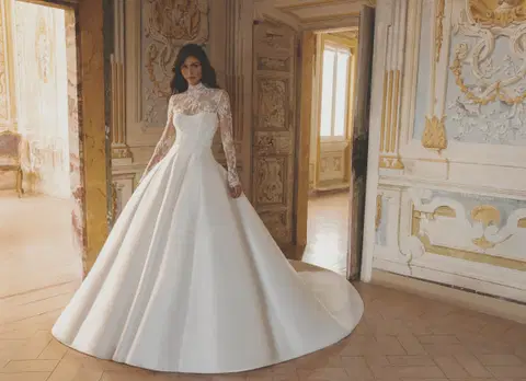 Dyllan wedding dress by Pen·Liv, ball gown, mikado