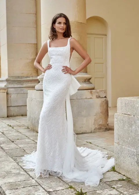 Sugar wedding dress by Dando London, mermaid, tulle