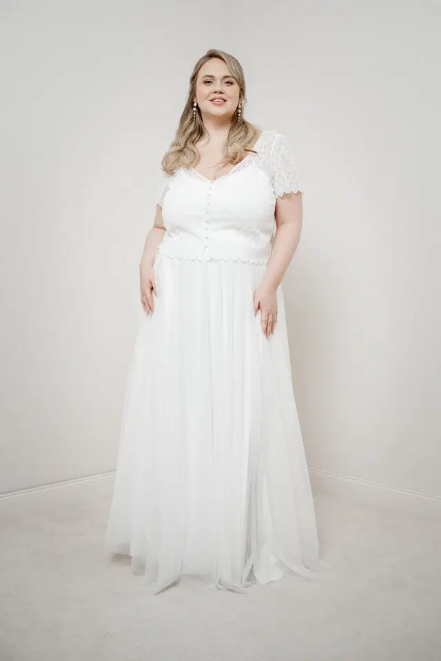 Rock Levke Curvy by noni: Two-Piece silhouette, tulle