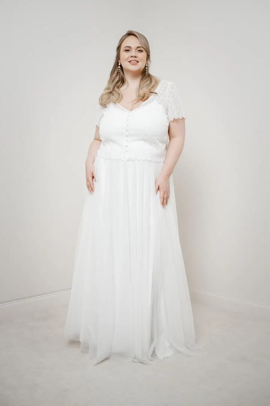 Rock Levke Curvy by noni: Two-Piece silhouette, tulle