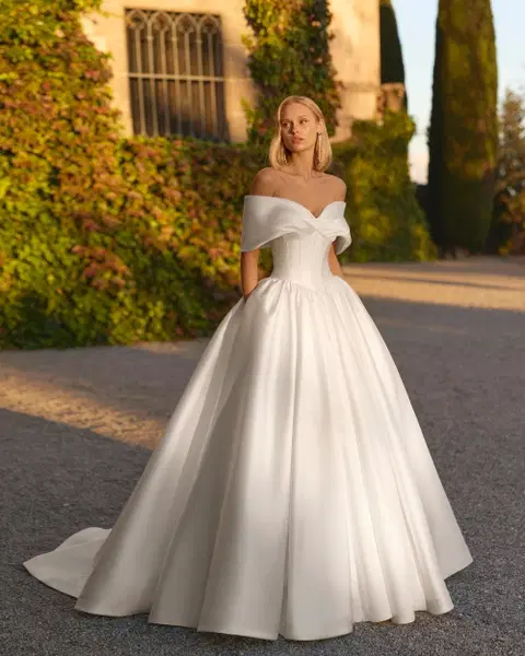 Frenesi Brautkleid von Luna Novias, Ballkleid, Mikado
