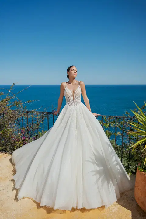 Style MGB127 wedding dress by Miss Beautiful Bride, ball gown, tulle