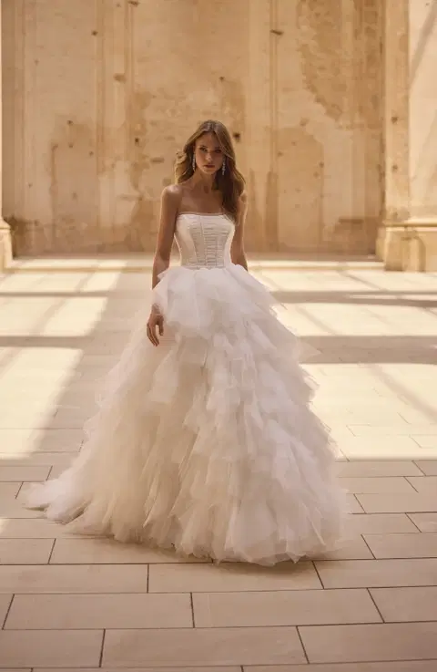 Hal wedding dress by Veni Infantino, ball gown, tulle